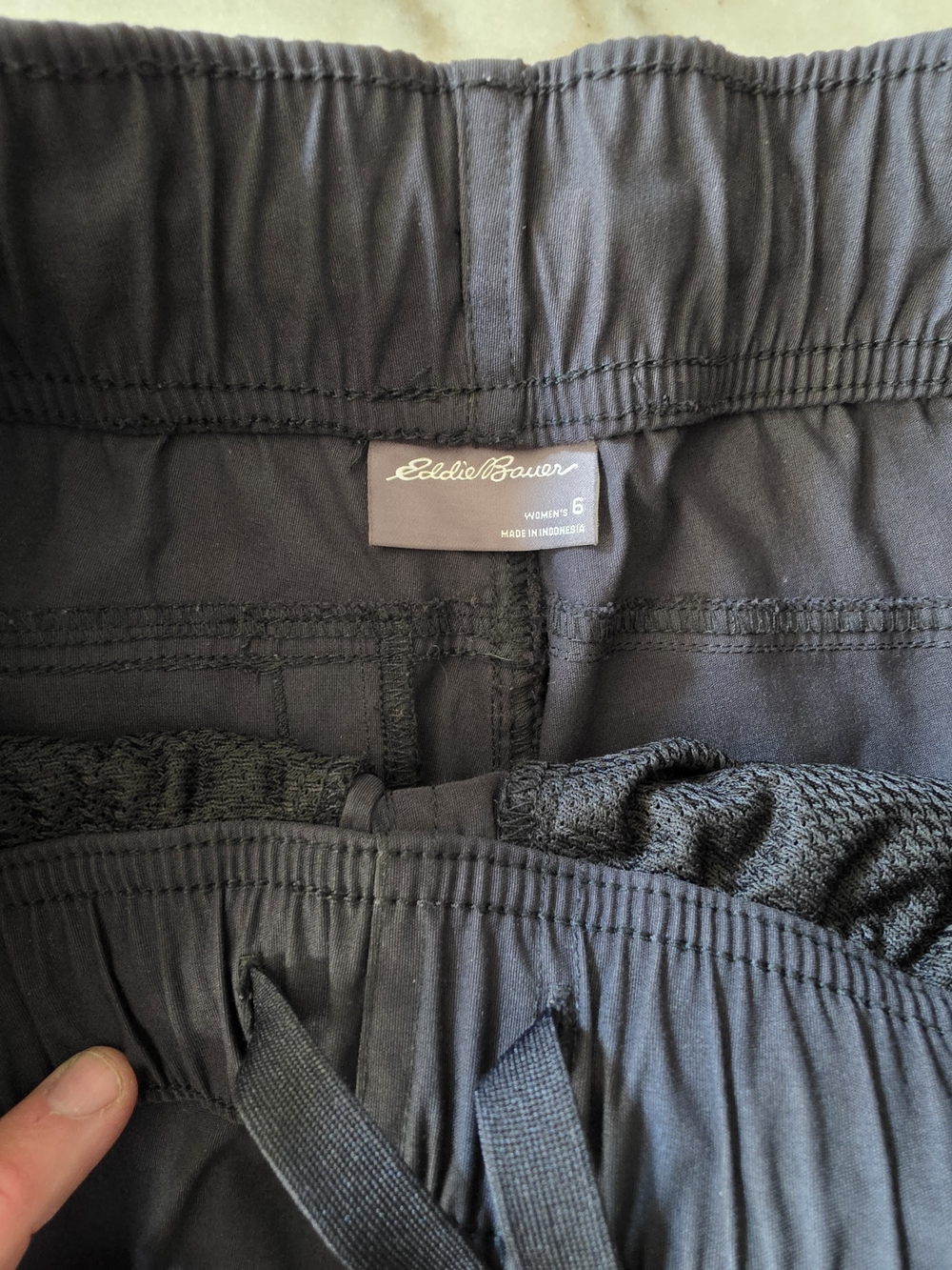 Eddie Bauer Black Women's Elastic Waist pants